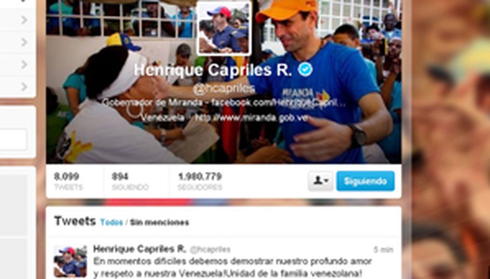 El opositor Capriles pidió por la unión de los venezolanos