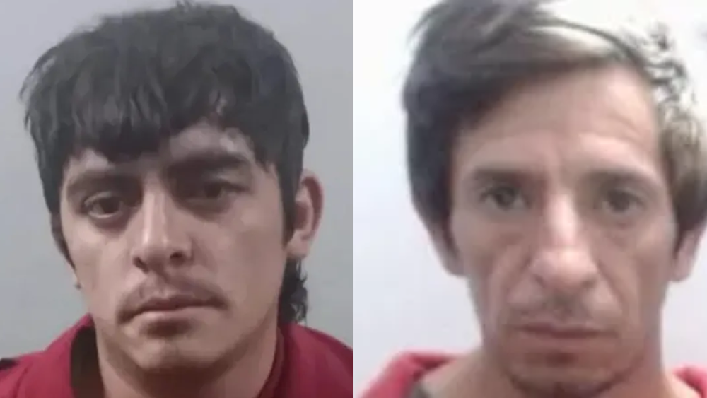 El condenado Jofré y la víctima del homicidio Gómez. Los hermanos de este prometieron venganza.&nbsp;