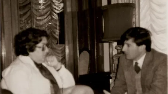 Hebe de Bonafini y Luis Eduardo Meglioli.