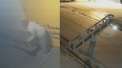 Pusieron un banco para que los vecinos pudieran esperar el colectivo sentados y se lo robaron