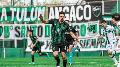Goleador. Nazareno Funez estaría de regreso en el ataque de San Martín que se juega todo contra Tristán Suárez en Concepción.