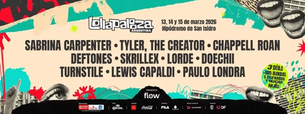 Cómo comprar entradas para el Lollapalooza 2026 y cuánto cuestan