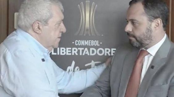 VIDEO: los presidentes de Boca y Fluminense llamaron a la paz en la previa del partido decisivo