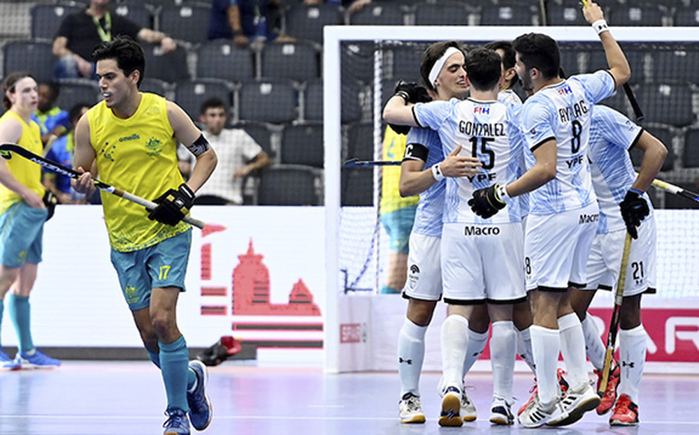 Con Ceballos y Agudo, la selección de hockey pista cosechó otro triunfo en el Mundial