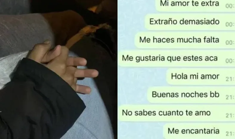 Perdió a su novio en un choque y le sigue hablando todos los días por WhatsApp
