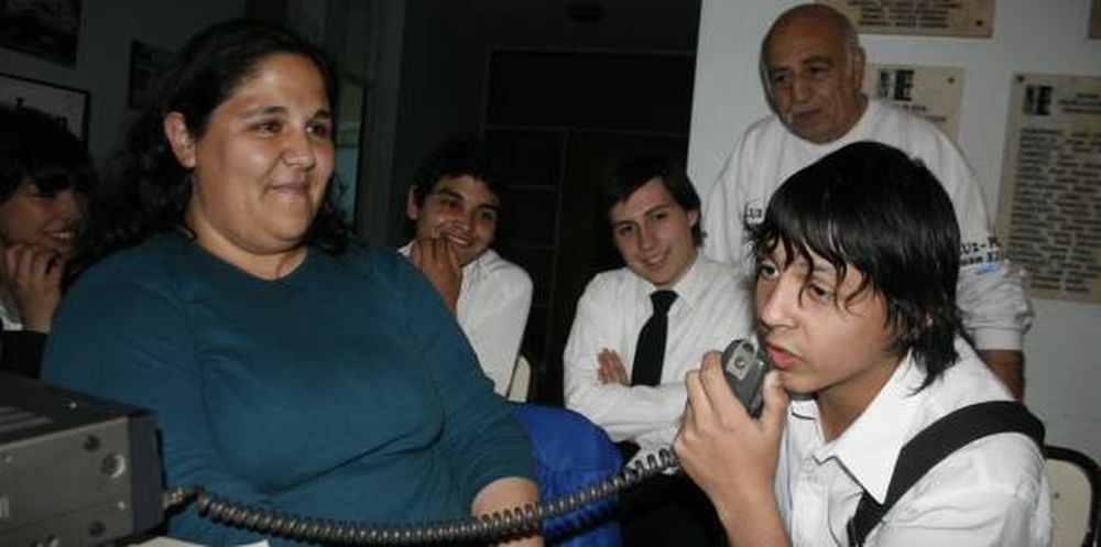 Un contacto radiofónico que cautivó a los chicos