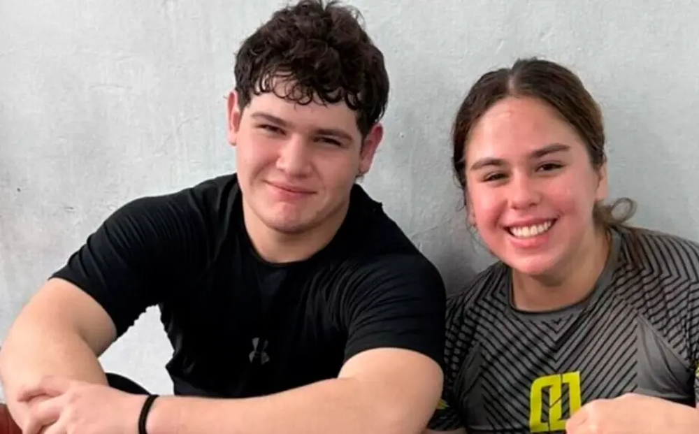 Verónica Agustina Ponso (18) y Joaquín Esteban Giménez (17). (Clarín)