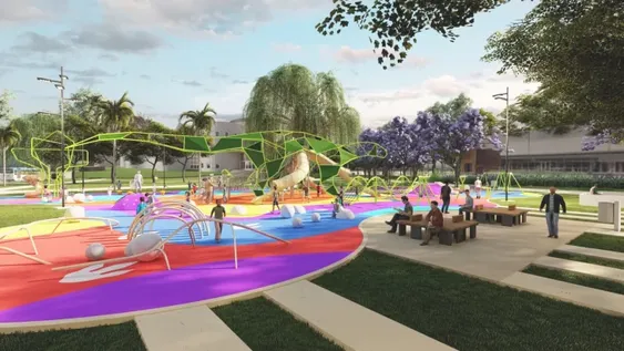 No sólo panchos: el nuevo paseo urbano tendrá feria artesanal y hasta parque de juegos