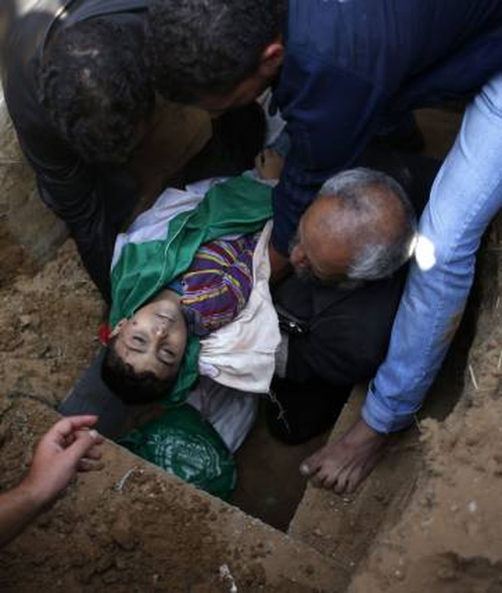 Hay 107  muertos  en Gaza