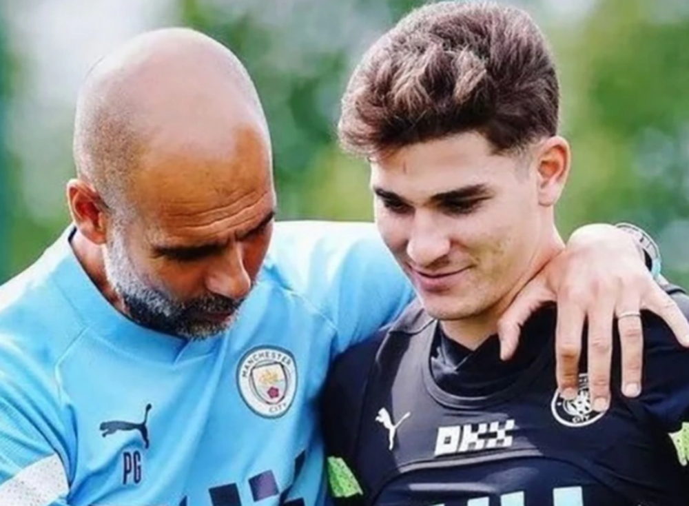 Elogios de Guardiola: “Julián Álvarez ha sido un fichaje extraordinario”