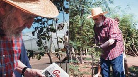 Tras los rumores sobre su estado de salud, reapareció Fidel