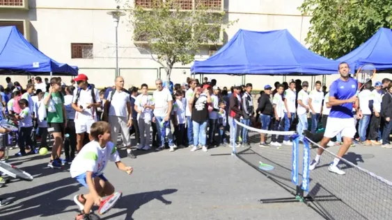 Los chicos disfrutaron a pleno del Kids Davis