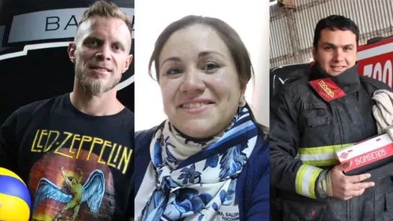 Tres héroes de las profesiones que son las  preferidas por los niños