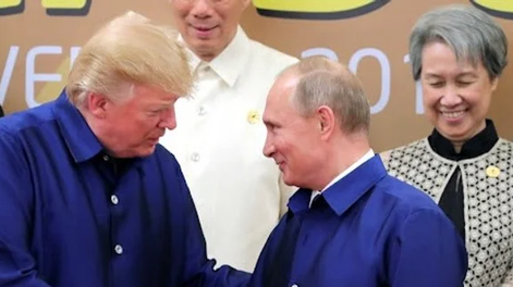 Donald Trump y Vladimir Putin. (Archivo)