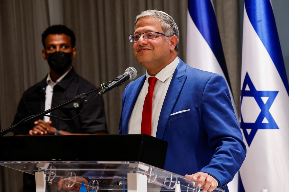 El ministro de Seguridad Nacional de Israel, Itamar Ben Gvir.