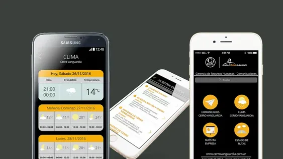Cerro Vanguardia usa una App para comunicarse entre todos