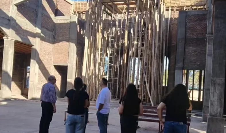 Ya inauguraron las visitas guiadas en el Santuario de San Expedito, en Bermejo.