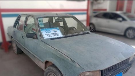 Vehículo recuperado.