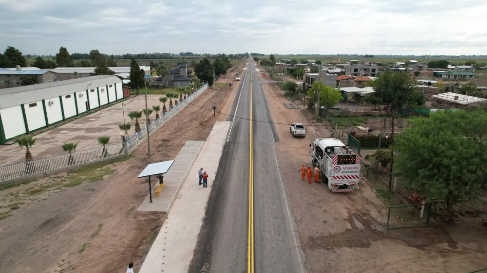 Variante Norte: finaliz&oacute; la primera obra de la red de caminos rurales que conecta la Ruta 7 con San Juan