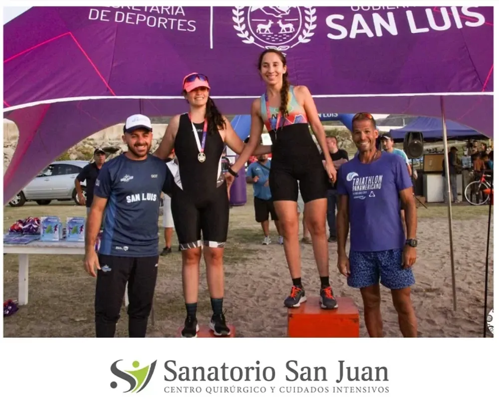 Celina Yunes, orgullo laboral y deportivo del Sanatorio San Juan