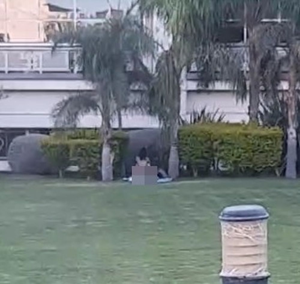 Sorprendieron a una pareja teniendo sexo en un sector verde del Centro Cívico