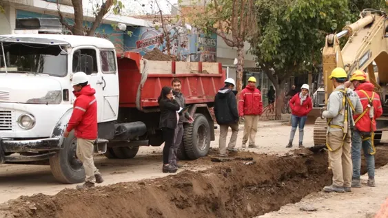Entra otra empresa y prevén reiniciar a fin de mes la obra cloacal de Caucete