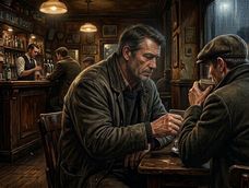 Convocatoria - Alberto Lovos - Un extraño encuentro (imagen ilustrativa generada con IA)