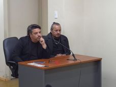 El abogado Leonardo Miranda y el enfermero Jorge Caballero.&nbsp;