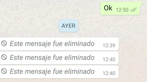Mirá cómo ver los mensajes eliminados de Whatsapp