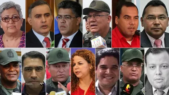 El Tesoro de EEUU congeló fondos a 13 altos funcionarios del régimen chavista