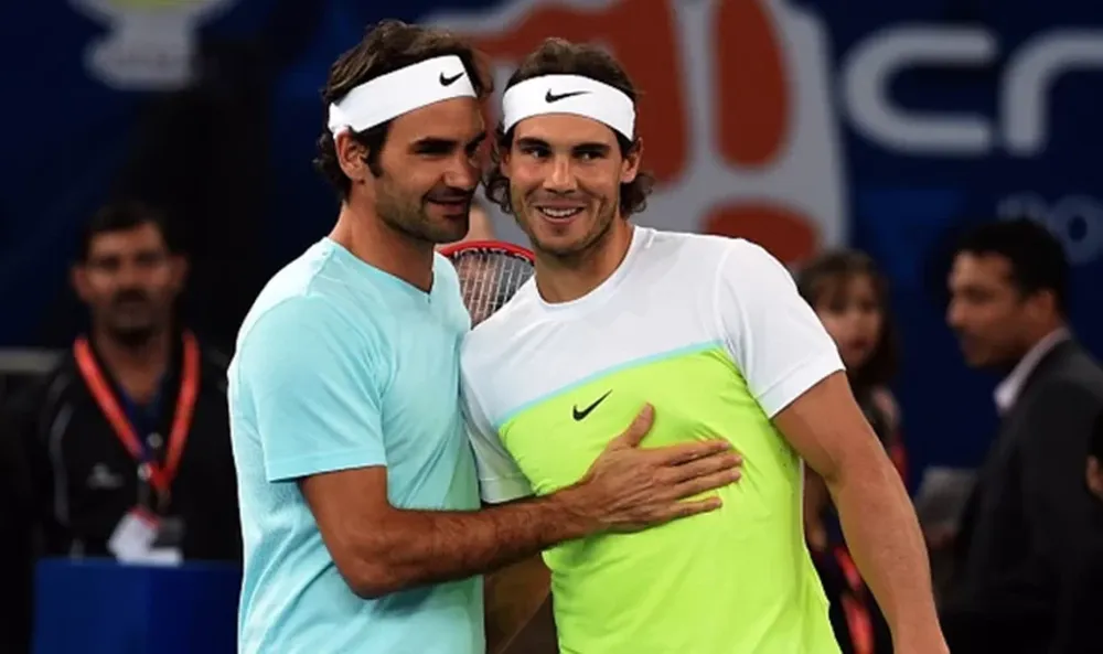 Set de Rafa y Roger Nadal y Federer compartieron una charla en Instagram.