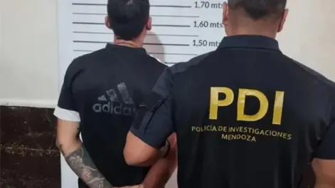 Detuvieron en Mendoza al presunto autor de darle dos tiros a un hombre en Sarmiento