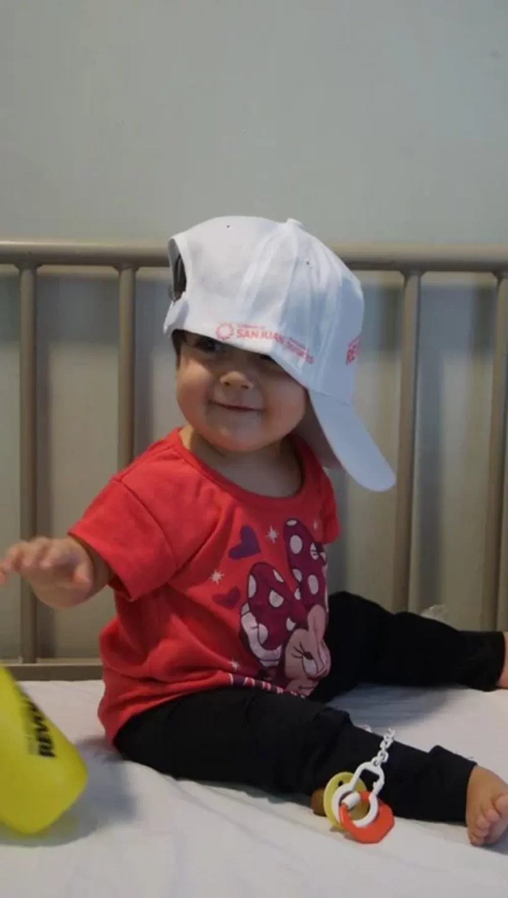 Las chicas chilenas y una emotiva visita a Pediatría del Rawson