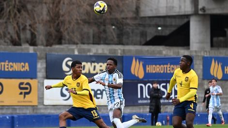 seleccion argentina sub-17 vs. ecuador: empate 1-1 con debut goleador de kiki ramos