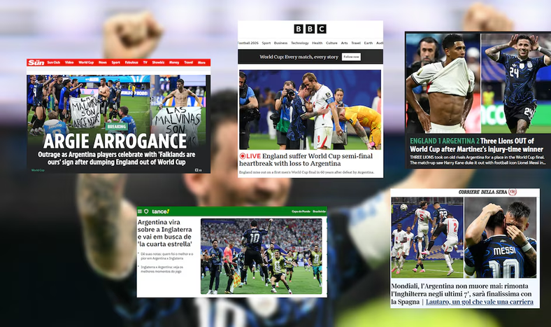 Los principales medios del mundo reflejaron la clasificación de la Selección Argentina a la final