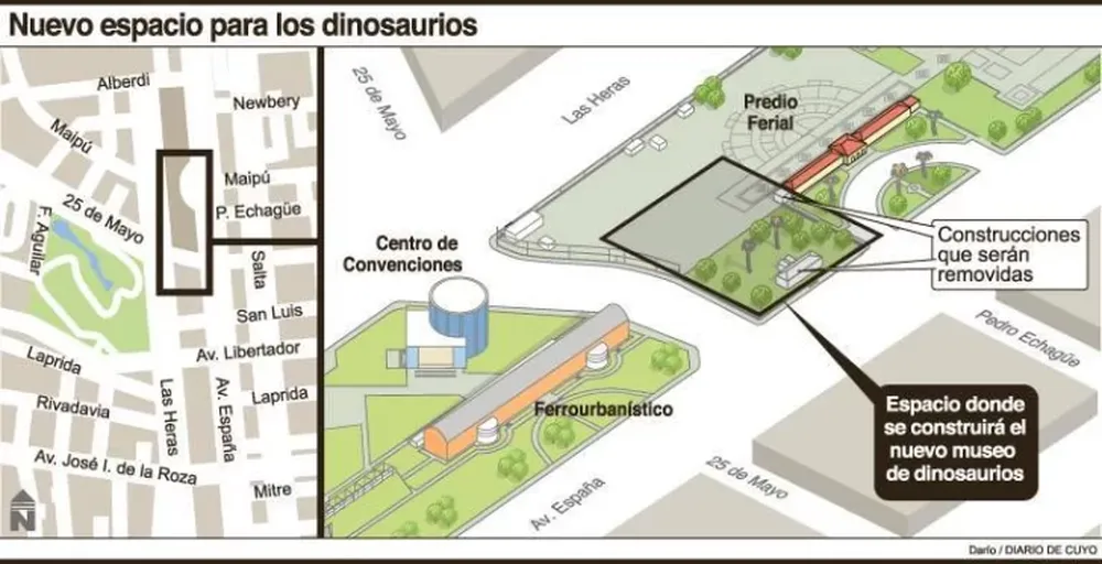 En dos semanas quieren empezar a construir el Museo de los Dinosaurios