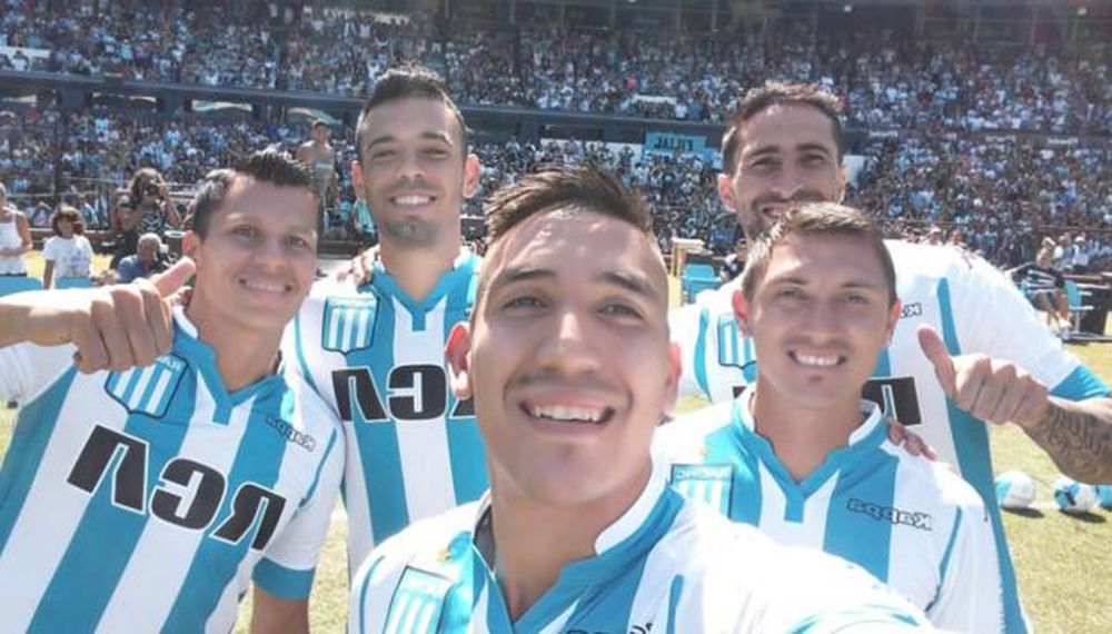 Racing presentó a sus refuerzos y Centurión metió bailecito