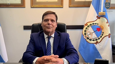 El ministro de la Corte Juan José Victoria.-