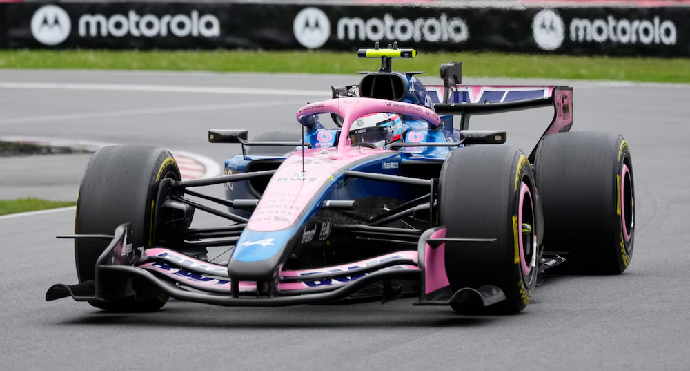 Franco Colapinto hizo historia al lograr su mejor posición en Fórmula 1 en GP de Canadá con el sexto puesto. Foto gentileza REUTERS/Mathieu Belanger.