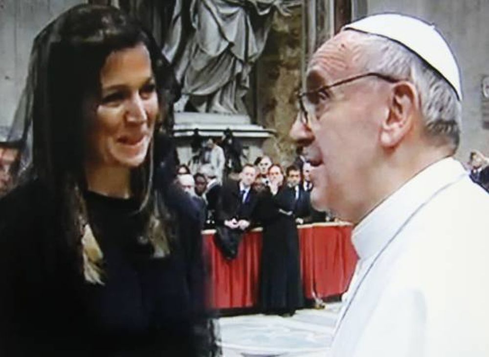 El encuentro de Francisco con los príncipes Máxima y Guillermo