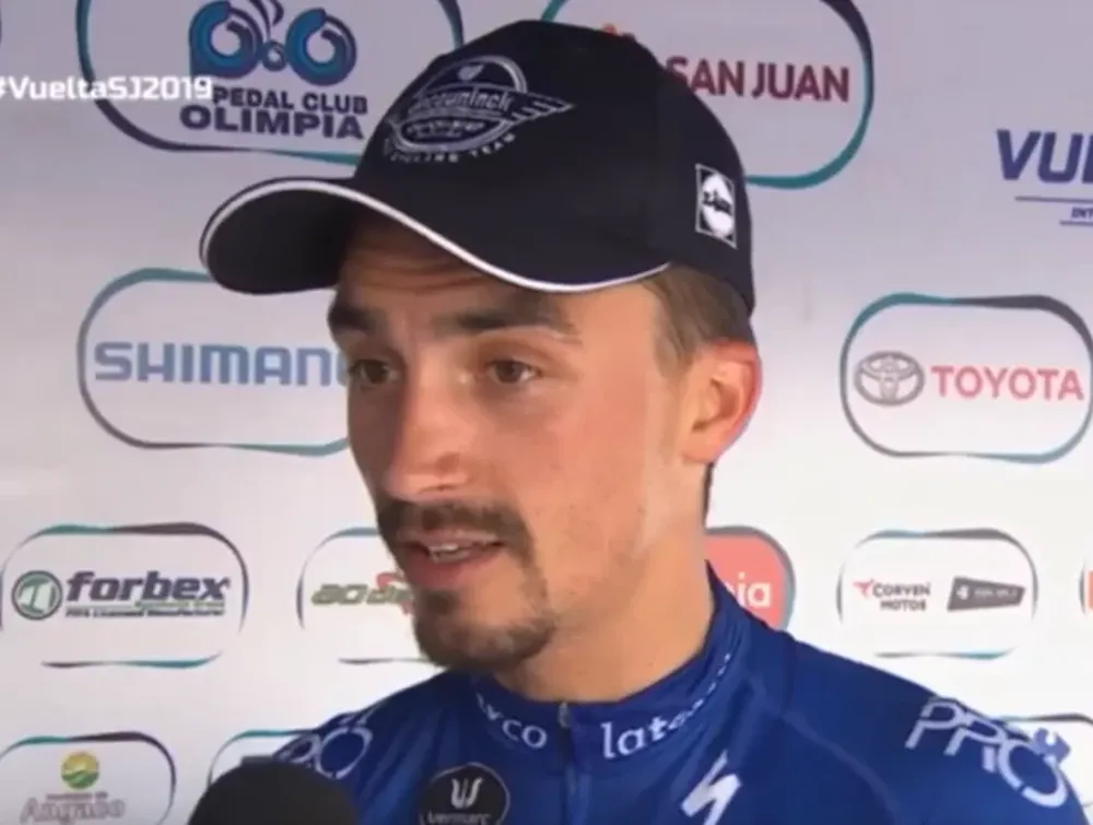 [VIDEO] Mirá cómo voló Alaphilippe en Pocito