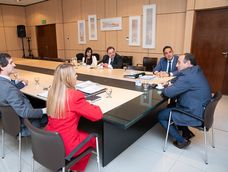 El fiscal Ignacio Achem ante la Comisión de Justicia y Seguridad.- El fiscal Ignacio Achem ante la Comisión de Justicia y Seguridad.-