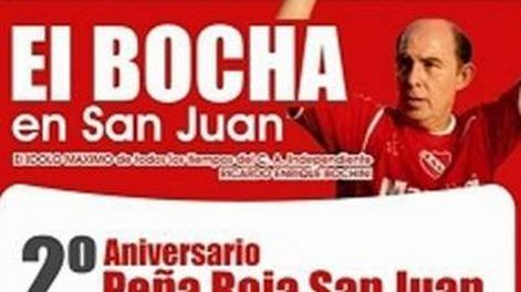 Bochini llega en julio a San Juan