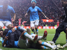 Todo Belgrano festeja la clasificación a la final. Gentileza Olé. Todo Belgrano festeja la clasificación a la final. Gentileza Olé.