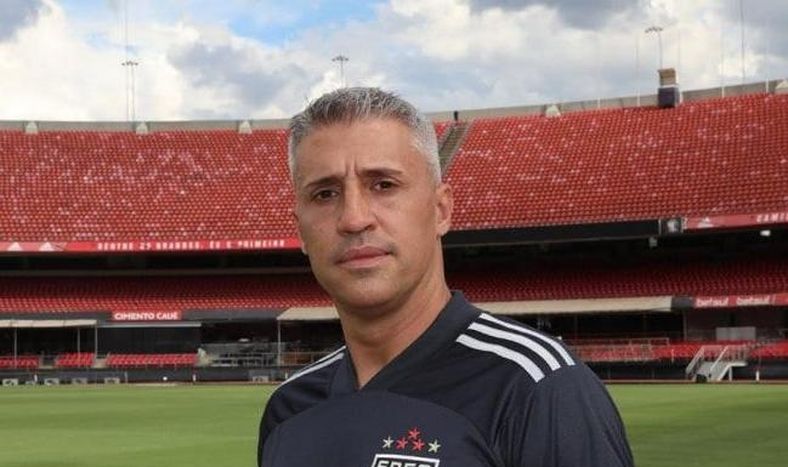 Hernán Crespo se despidió de San Pablo