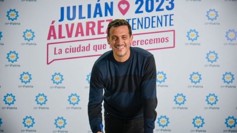 El intendente de Lanús, Julián Álvarez.-