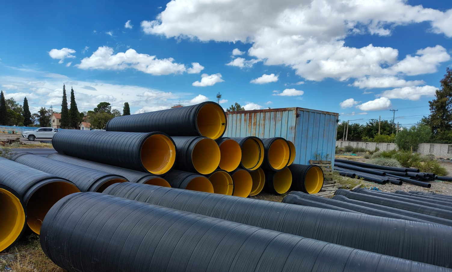 Los caños del Acueducto Gran Tulum.