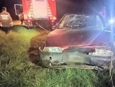 Una familia sanjuanina sufrió un accidente cuando hacían turismo en San Luis: Se apagó el motor y el volante se trabó Una familia sanjuanina sufrió un accidente cuando hacían turismo en San Luis: Se apagó el motor y el volante se trabó