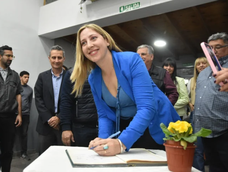 La ministra de Gobierno, Laura Palma.-