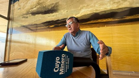 Adolfo Ibaceta - presidente de la Cámara de Servicios Mineros de Calingasta. Fotografía Daniel Arias